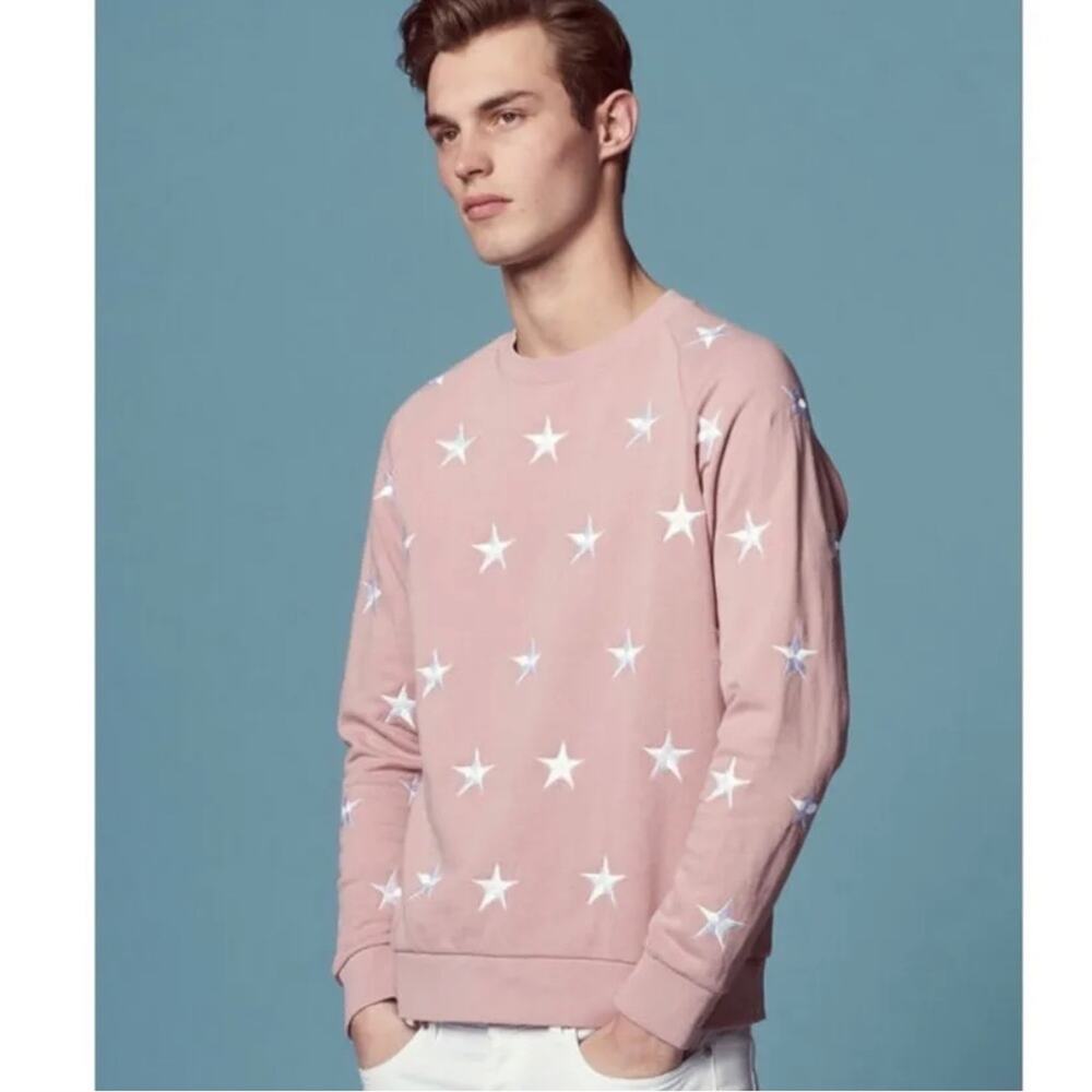 Sandro Star Embroidered Sweatshirt